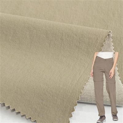 Nylon silke 4 vägs stretch byxor tyg