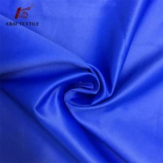 Pongee-tyg i 100 % polyester satinstil