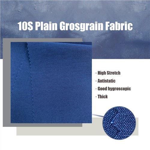 Vanlig Grosgrain Rayon Nylon Spandex Tyg
