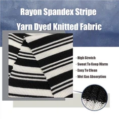 Rayon Rib Stickat Tyg
